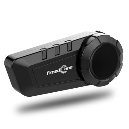 Picture of FreedConn Motorcycle Bluetooth Headset KY PRO Motorcycle Communication Systems Bluetooth 5.0 1200m 6 Riders Bluetooth Helmet Speakers GPS/Hard&Soft Mic/Stereo Music/Waterproof/Universal Pairing