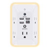 Picture of Outlet Extender with Night Light, Multi Plug Outlet, USB Wall Charger Surge Protector 4 USB Charging Port(1USB C), Power Strip Electrical Outlet Splitter Expander for Home Office Dorm Room ETL Listed