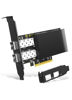 Picture of 10Gb Dual LAN SFP PCI-e Network Card, Intel 82599(X520-DA2) Controller, NICGIGA 10Gbps Ethernet Adapter, 2 * 10Gbe SFP Port, 10G NIC Card, Support Windows/Windows Server/Linux/VMware