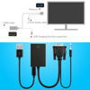 Picture of elytronic VGA to HDMI Adapter with 3.5 mm Audio Cable and Power Cable, 1080P VGA Male to HDMI Female Converter for Computer, Desktop, Laptop, PC, Monitor, HDTV, Projector