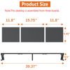 Picture of ErgoFocus Dual Monitor Stand Riser, Large Wood Monitor Riser for 2 Monitors, Monitor Lift with Storage for Desk, Sturdy Wood&Steel Multi Screen Stand, Desktop Organizer Monitor Stand for Computer
