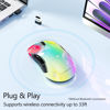 Picture of memzuoix 2.4G LED Wireless Mouse, Rechargeable Ergonomic Mouse with Detachable Cover, 1200 DPI Portable Optical Computer Mouse with USB Receiver for Laptop, PC, Desktop and MacBook, 5 Buttons