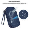 Picture of Travel Cable Organizer,Electronics Accessories Organizer Bag,Electronic Organizer Travel Universal Cable Organizer Electronics Accessories Bag for Charger, Phone, memory card,Travel Gadget Bag-Blue