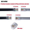 Picture of TOYAYAYO RJ12 Cable Phone Cord 25ft RJ12 6P6C Male to Male Straight Wired for Both Data and Voice Use - 25Feet-Silver-3 Pack