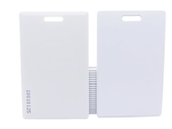 Picture of 100 pcs 26 Bit Proximity Clamshell Weigand Prox Swipe Cards Compatable with ISOProx 1386 1326 H10301 Format Readers and Systems. Works with The vast Majority of Access Control Systems