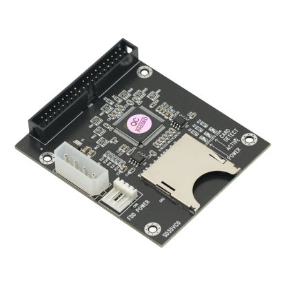 Picture of 5V SD Card Module to IDE3.5 40 Pin Disk Drive Adapter Board Riser Card Capacity Supports Up to 128GB SDXD Card ATA IDE Module