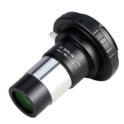 Picture of Celticbird 1.25 Inch Camera T-Adapter with 2X Barlow Lens and SLR Camera Adapter Kit Compatible with Nikon SLR