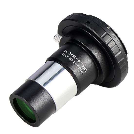 Picture of Celticbird 1.25 Inch Camera T-Adapter with 2X Barlow Lens and SLR Camera Adapter Kit Compatible with Nikon SLR