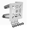 Picture of WiTi Universal Vertical Pole Mount for Security Camera, Solid Metal Bracket with Loops, Suitable for CCTV Cameras(Small Size)