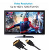 Picture of HDMI to DVI Cable 5-Pack, 6.6 Ft Bidirectional DVI-D to HDMI Male to Male High Speed Adapter Cable Support 1080P Full HD (5, Black)