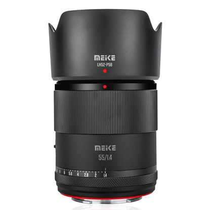 Picture of Meike 55mm F1.4 Standard Aperture APS-C Frame AF STM(A Stepping Motor) Lens Auto Focus Fixed Prime Portrait Lenses for Fujifile X Mount Mirrorless Cameras XT2 XT4 XT5 XT10 XT20 XT30 X-A2 X30 X70 X-S10