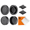 Picture of K&F Concept MD Mount Rear Lens Cap & Body Cap Cover & Hot Shoe Cover Kit for for Minolta MD Mount Camera Lense SR-2 SR-7 SR-T 101 XK XM X-1 XE-5 XE XE-1 XE-7 XD-7 XD-11 XG-M X-500 X-570 X-700