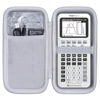 Picture of co2CREA Hard Case Compatible with Texas Instruments TI-84 Plus CE/TI-84 Plus/TI-Nspire CX II CAS/TI-Nspire CX II/TI-83 Plus/TI-89 Titanium/TI-85 / TI-86 Color Graphing Calculator, White
