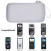 Picture of co2CREA Hard Case Compatible with Texas Instruments TI-84 Plus CE/TI-84 Plus/TI-Nspire CX II CAS/TI-Nspire CX II/TI-83 Plus/TI-89 Titanium/TI-85 / TI-86 Color Graphing Calculator, White