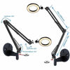 Picture of Wall Mount Light, 6'' USB Ring Light with Wall Swivel Mount for YouTube Task Craft Architect Drafting Repair Makeup- Acetaken