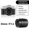Picture of 7artisans 24mm F1.4 APS-C Manual Prime Lens Large Aperture Compatible for Nikon Z Mount Mirrorless Cameras Z50 Z6 Z7 Z6 II