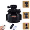Picture of ZTFON YT-2000 Auto Motorized Rotating Panoramic Head with Remote Control AI Intelligent Follow Function and Live Function Support 2kg（70.5 Ounce） Camera Phone Pan Tilt Video Tripod Head Stabilizer