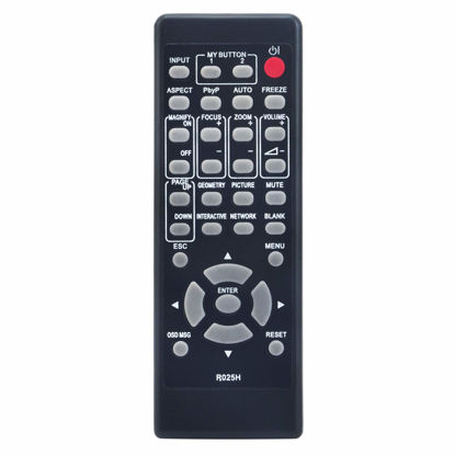 Picture of New R025H Replaced Remote Control fit for Hitachi LCD Projector CP-WU5500 CP-WX5500 CP-X5550 CP-WU5505 CP-WX5505 CP-X5555 CP-EX3051WN CP-EX3551WN CP-EX4551WN CP-EW3551WN CP-EW4051WN
