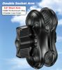 Picture of VAZESWIN Double Socket Arm 3.5" Aluminum Alloy Short Arm Compatible with RAM Mount C Size 1.5" Ball Components