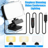 Picture of Yahenda 2 Pack Video Conference Lighting Panel Soft Light for Computer with Clip Webcam Light with 3 Modes Laptop Light for Online Meeting Live Streaming Video Call Classroom Selfie
