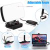 Picture of Yahenda 2 Pack Video Conference Lighting Panel Soft Light for Computer with Clip Webcam Light with 3 Modes Laptop Light for Online Meeting Live Streaming Video Call Classroom Selfie