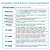 Picture of Hehua Clear Label Maker Tape TZe-131 TZe131 Compatible for Brother Label Maker Tape Clear, Ptouch Tape 12mm 0.47 Clear Compatible for Brother Tze Tz Tape 12mm 0.47 Laminated Clear Label Tape, 6 Pack