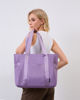 Picture of Prite Tote Bag for Women Weekender Bag with Laptop Compartment for Work Nurse Travel Gym(Purple)