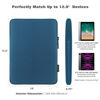 Picture of MoKo 12.9 Inch Tablet Sleeve Fits 13 Inch New iPad Pro M4 & Air M2 2024,iPad Pro 12.9 M2&M1,Galaxy Tab S8+/S9+ 12.4,Polyester Bag Fit with Apple Pencil or Smart Keyboard, Peacock Blue