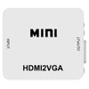 Picture of HDSUNWSTD HDMI to VGA Adapter with 3.5mm Audio Port (PC HDMI Source Output to VGA TV) for Old Computer Monitor Laptop Projector 1080P Video (Female HDMI in, Female VGA Out)