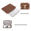 Picture of MOSISO Laptop Sleeve Compatible with MacBook Air/Pro, 13-13.3 inch Notebook, Compatible with MacBook Pro 14 inch M3 M2 M1 Chip Pro Max 2024-2021, Neoprene Bag with Small Case, Caramel Brown