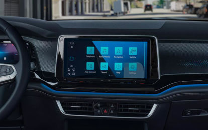 Picture of ZFM Screen Protector Compatible with 2024 Volkswagen Atlas,Tempered Glass,9H Hardness,Anti Scratch,High Definition,VW Touch Screen Car Display Navigation Screen Protector