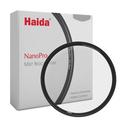 Picture of Haida NanoPro Multi-Coating Cinematic Effect Filter Mist Black 1/8 Soft Focus Optical Glass Filter Character Shooting Effect Filter（67mm）