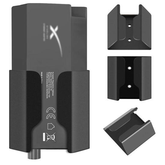 Picture of Foboull with StarLink Ethernet Adapter Mount, Star Link Internet Kit Satellite Brackets Stability Metal Mounting Kit for Starlink Ethernet Adapter