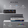 Picture of TESmart 8K@60Hz HDMI KVM Switch 2 Monitors 2 Computers USB 3.0, HDMI KVM Switch Dual Monitor 4K@144Hz for Gaming Dock, Support EDID, Gigabit Network, Hotkey Switch, Audio & Mic with All Input Cables