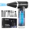 Picture of Saker Compressed Air Duster 150000RPM Electric Air Duster for Cleaning, Mini Air Blower with Brushless Motor, Rechargeable Cordless Air Duster for Computer Keyboard Car and Home N01