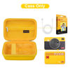 Picture of Canboc Carrying Case for KODAK Mini 2 Retro 4PASS Portable Photo Printer/KODAK Mini Shot 2 Retro 4PASS 2-in-1 Instant Digital Camera, Mesh Bag fits Photo Paper and Cable, Yellow