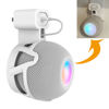 Picture of Homepod Mini Wall Mount Holder- Cord Management Space-Saving Design/ No Muffled Sound/ No Screws Needs Outlet Socket Wall Mount Accessories for Homepod Mini Voice Assistant, Homepod Mini Plug Mount
