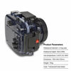 Picture of Sea frogs Camera Housing Compatible with Sony RX100 VI,Waterproof IPX8 Rated, 40m/130ft Depth Protection RX100-VI Underwater Camera Case, Ideal for Diving, Surfing, Rowing RX100-6