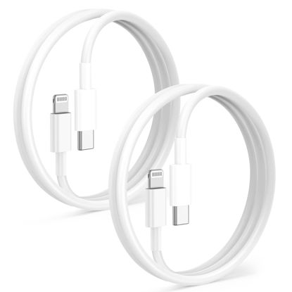 Picture of for iphone14 USBC to Lightning Cable 3 Foot[Apple MFi Certified] iPhone Charger,2 Pack Lightning Cord,Fast Apple Charging Cords,for iPhone 14/13 /12 Pro/Max/11Pro/XS/Max/XR/X/8Plus