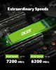 Picture of acer FA200 NVMe Gen4 SSD 4TB, PCIe 4.0, M.2 2280, Read Speeds Up to 7200MB/s, Internal Solid State Drive for Laptop, Desktop PC and PS5 Upgrade - BL.9BWWA.150