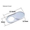 Picture of JiSiTeCai Webcam Cover [3pcs] argentUltra-Thin Metal Webcam Cover for MacBook Pro, iMac, Laptop, PC, iPad Pro, iPhone Protect Your Visual Experience [Argent]