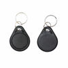 Picture of ETEKJOY 100PCS 13.56MHz RFID Key Fob Proximity IC Card ISO14443A Token Tag for Electronic Smart Door Lock, Compatible with MIFARE Classic 1K Card M1, Read Only (Black)