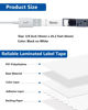 Picture of Labelwell TZe-221 Tape 9mm 0.35 Laminated White Replacement for Brother TZe221 TZ221 Tape Refills for Brother P Touch PT-H110 D200 D210 D220 D400 D600 PT-1890 Label Maker (Black on White, 3-Pack)