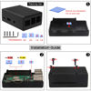 Picture of Geekworm for Raspberry Pi 3 B+ Case, Aluminum Alloy Heavy Duty Passive Cooling Metal Case with Heatsink Pillar Compatible with Raspberry Pi 3 Model B+/Raspberry Pi 3 Model B-Black (P252)