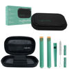 Picture of nugbuddy J-Kit - On The go Travel Case Accessory, No Odor Carbon Lining - Water Resistant Case - Glass Accessories with included Tubes, Tips, and More (Green)