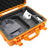 Picture of Waterproof Hard Case for Starlink Mini Dish, with Pre-Cut Custom Foam, Orange
