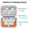 Picture of Lacdo Hard Drive Carrying Case for LaCie Rugged Mini/Rugged External Hard Drive Portable HDD 1TB 2TB 4TB 5TB USB 3.0 2.0 Hard EVA Shockproof Protective Storage Holder Travel Bag, Black+Orange