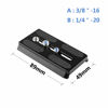 Picture of CAMVATE Camera Quick Release Base Plate with 1/4" & 3/8" Threads Compatible with Manfrotto577/ 501/504 Tripod - 2149
