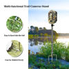 Picture of Stedan Trail Camera Stand Mounts, Thick Foldable Stainless Steel Bracket, 360° Adjustable Game Camera Deer Camera Mounts1/4''-20 (6 mm) for Hunting, Fishing (3 Pack)