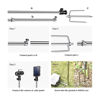 Picture of 1 Pack Trail & Game Camera Stand Thick Foldable Stainless Steel Bracket 360° Adjustable Universal Thread Connection 1/4''-20 (6 mm) for Trail Camera Deer Cam Accessories